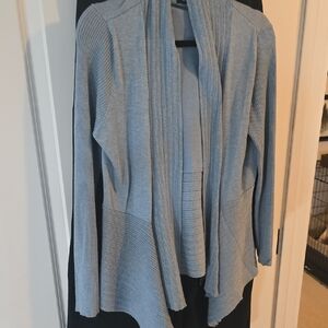 Elegant Light Gray Women's Cardigan